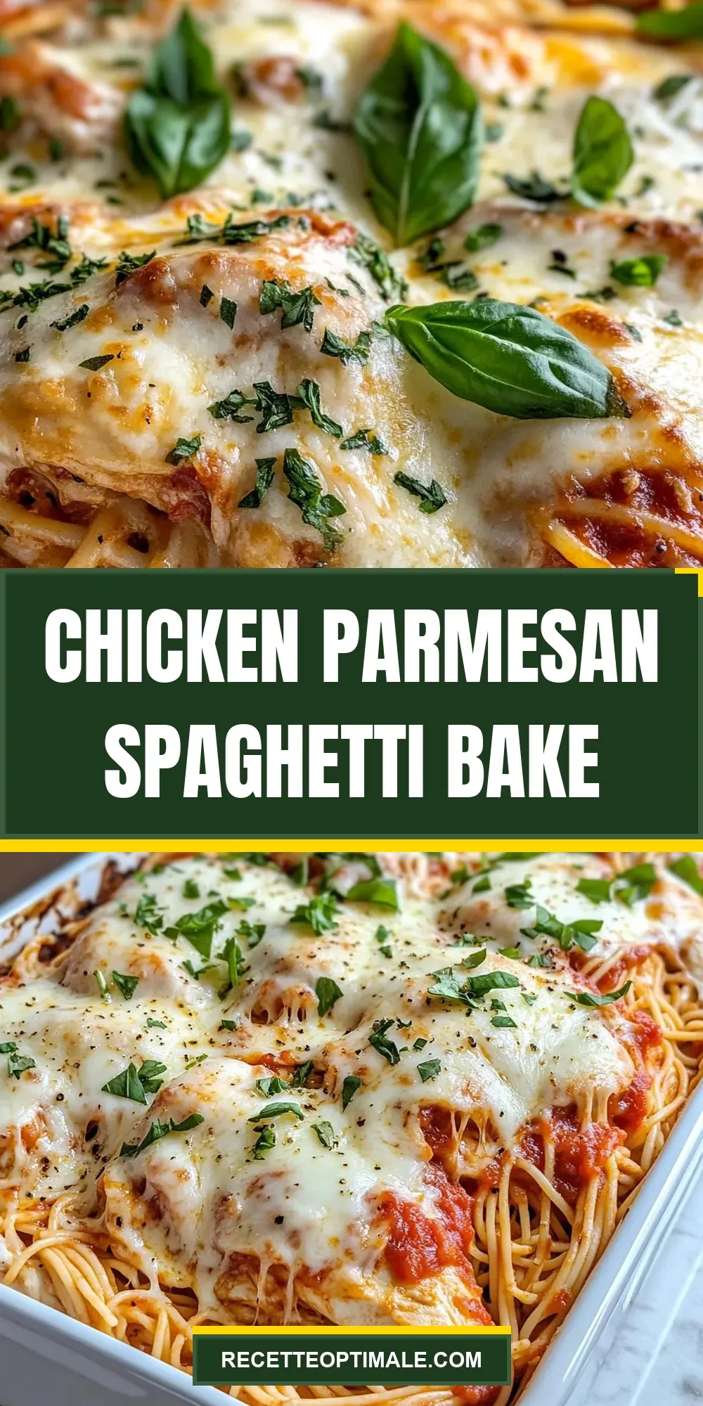 Chicken Parmesan Spaghetti Bake Recipe