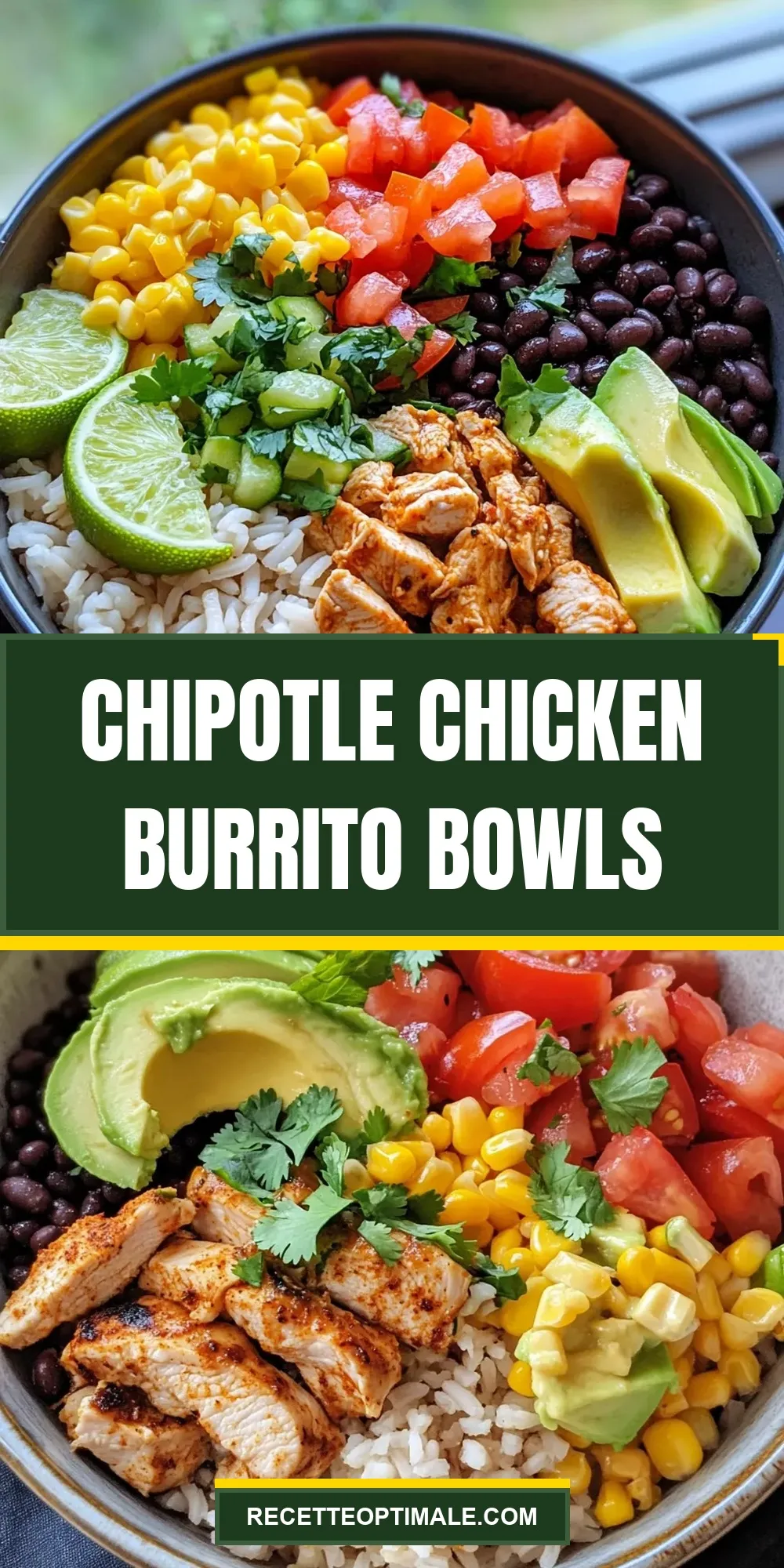 Easy Chipotle Chicken Burrito Bowls Recipe