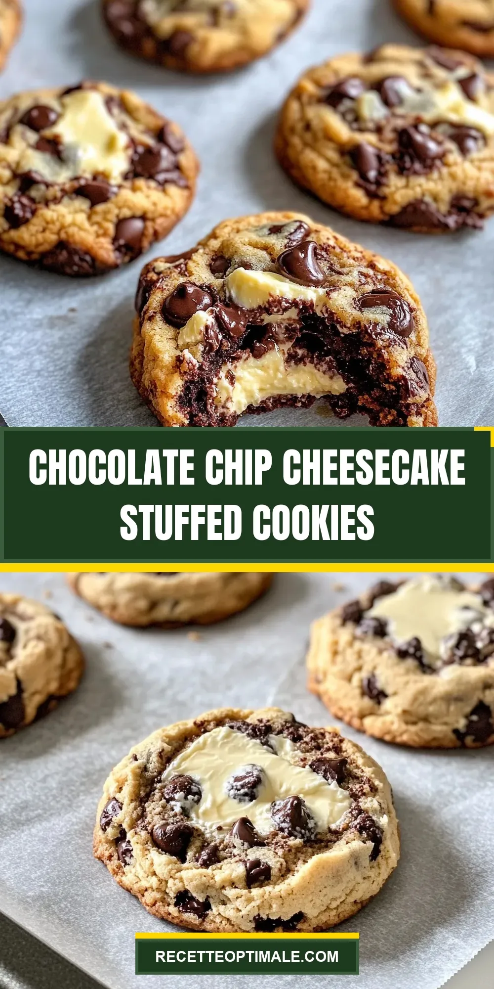 Chocolate Chip Cheesecake Stuffed Cookies (Amazing & Delicious)