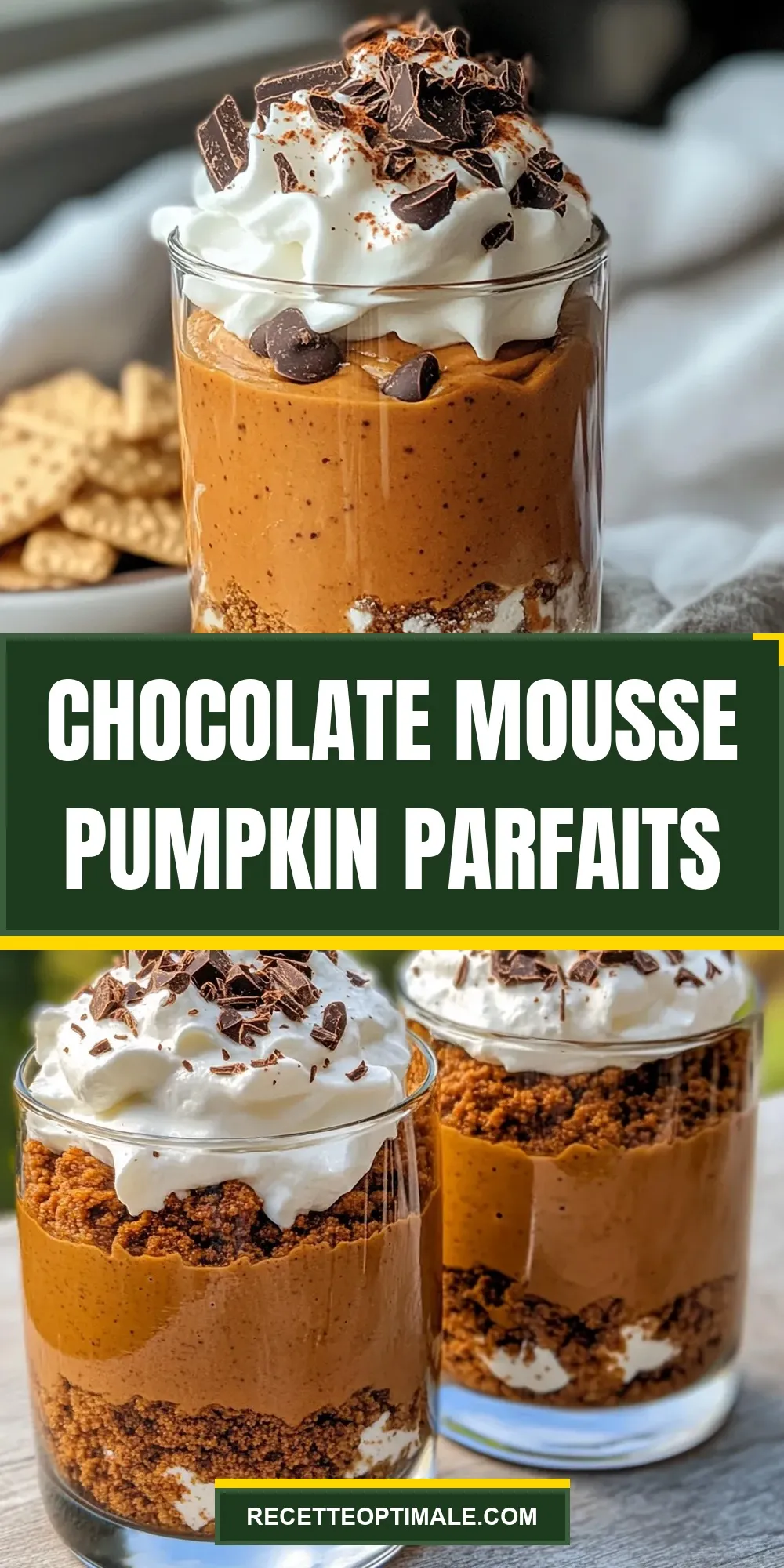 Easy Chocolate Mousse Pumpkin Parfaits Recipe