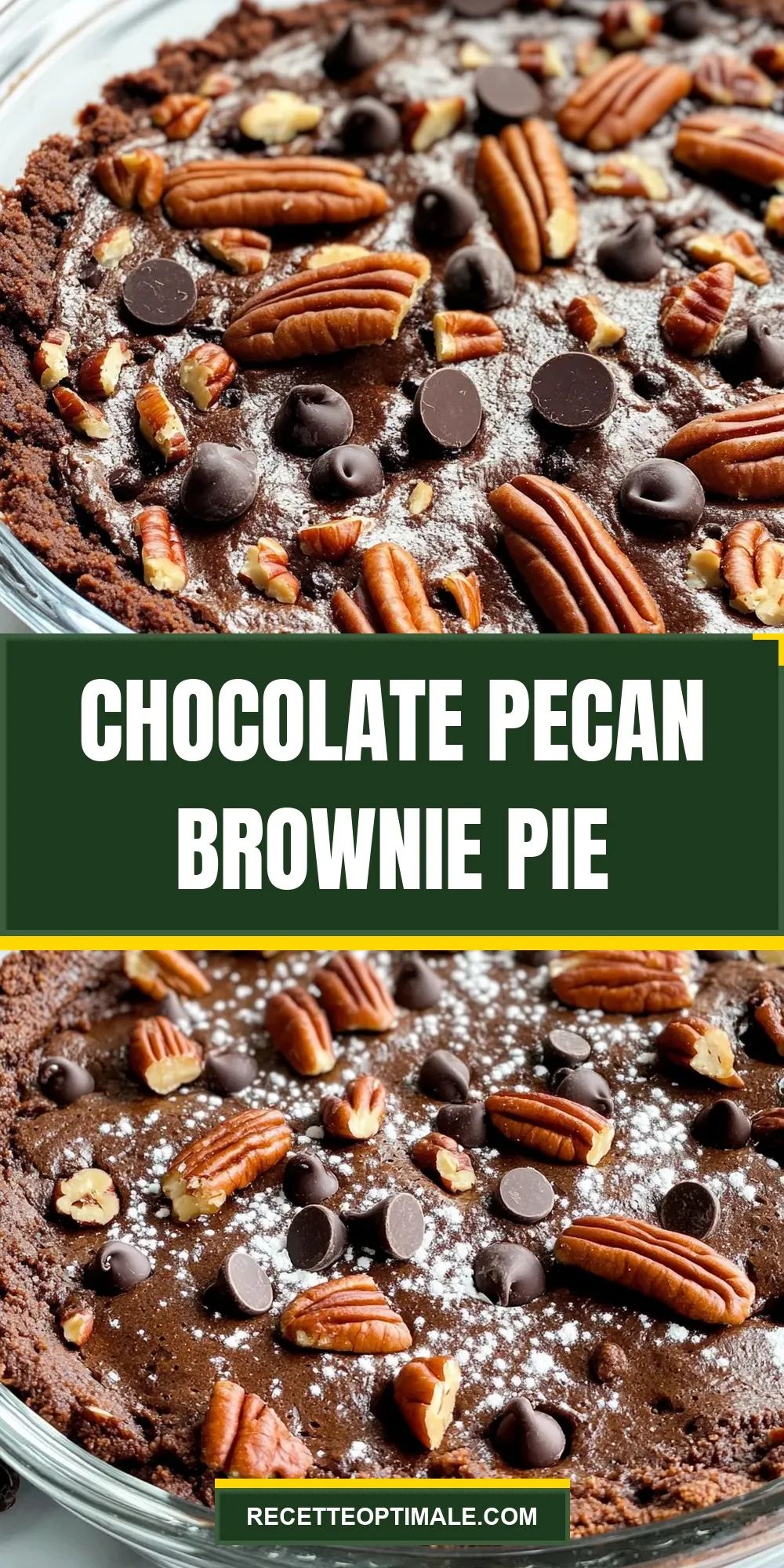 Chocolate Pecan Brownie Pie Recipe