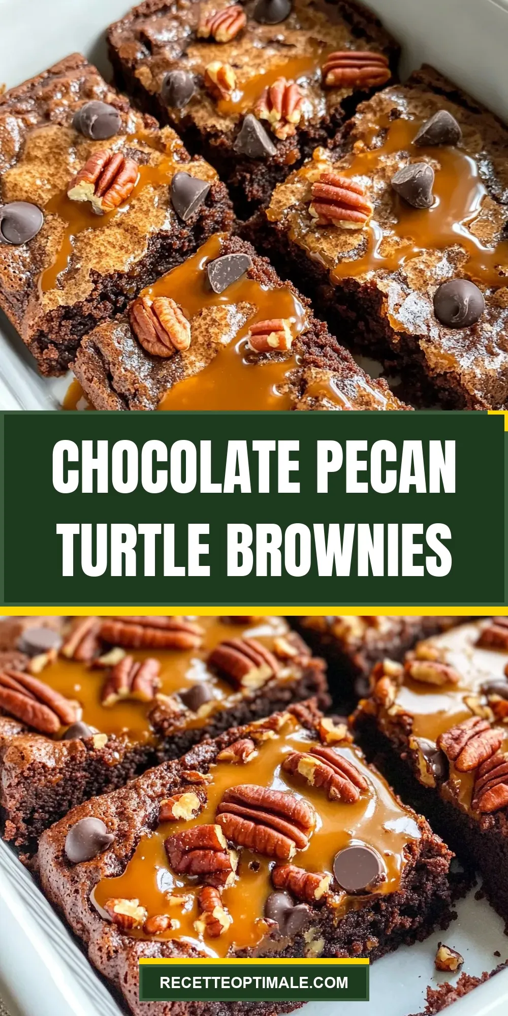 Chocolate Pecan Turtle Brownies Recipe