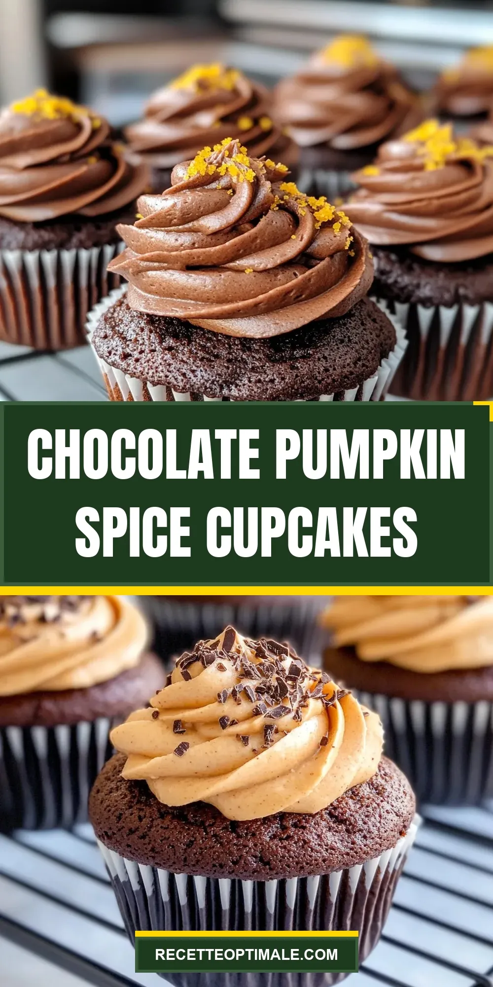 How To Make Fresh Chocolate Pumpkin Spice Cupcakes