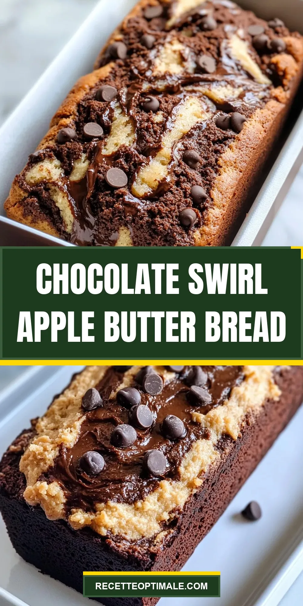 The Best Chocolate Swirl Apple Butter Bread Ever