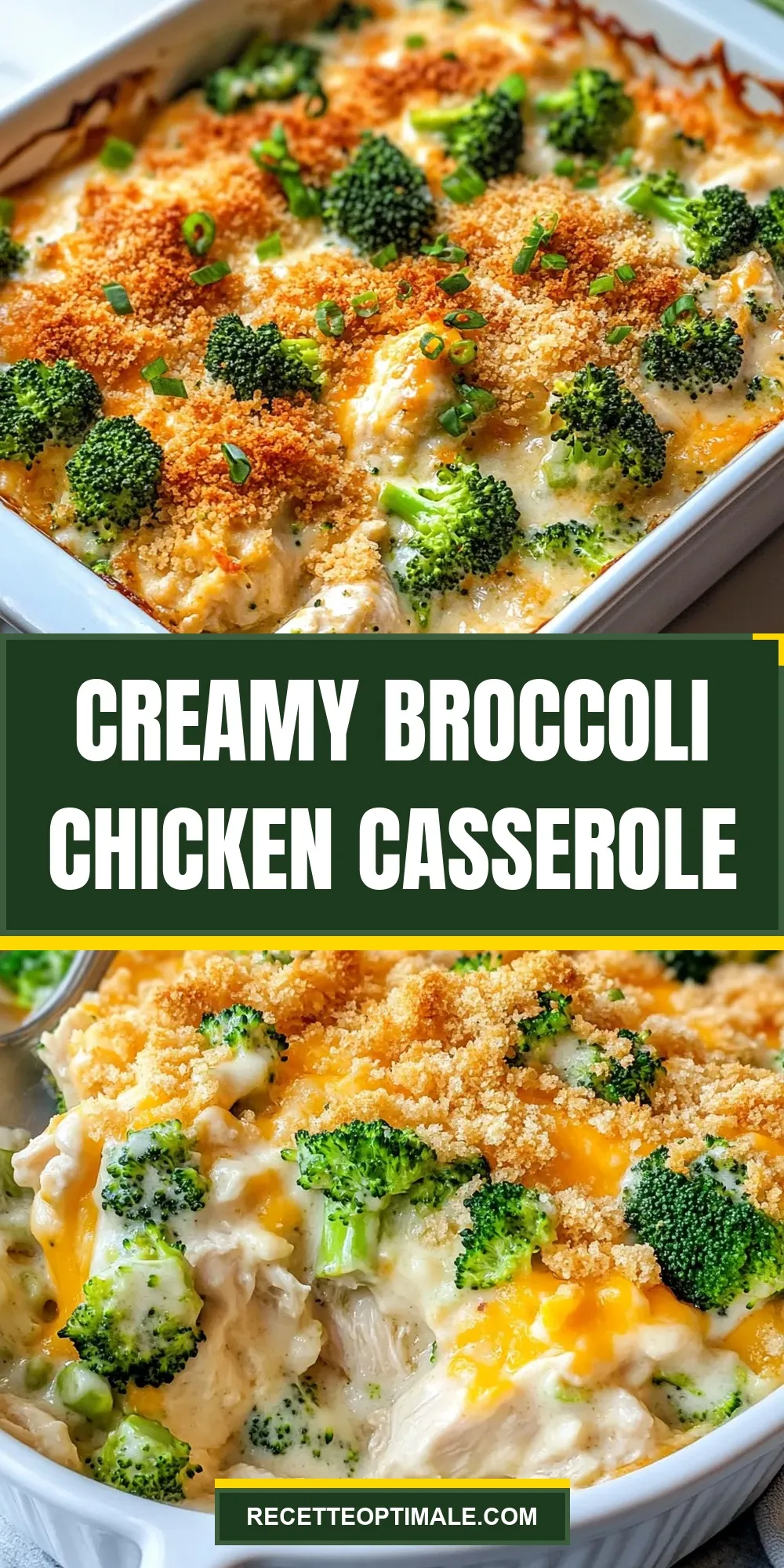 Creamy Broccoli Chicken Casserole (Homemade & Delicious)