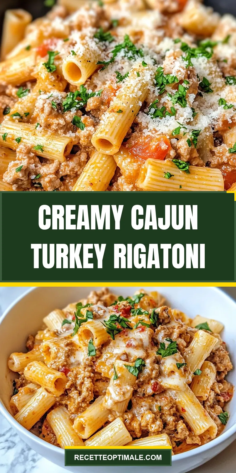 Creamy Cajun Turkey Rigatoni (Creamy & Delicious)
