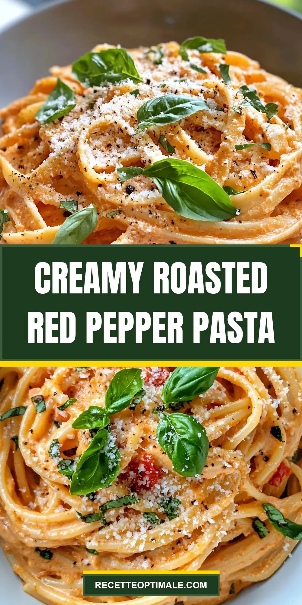 Savory Creamy Roasted Red Pepper Pasta