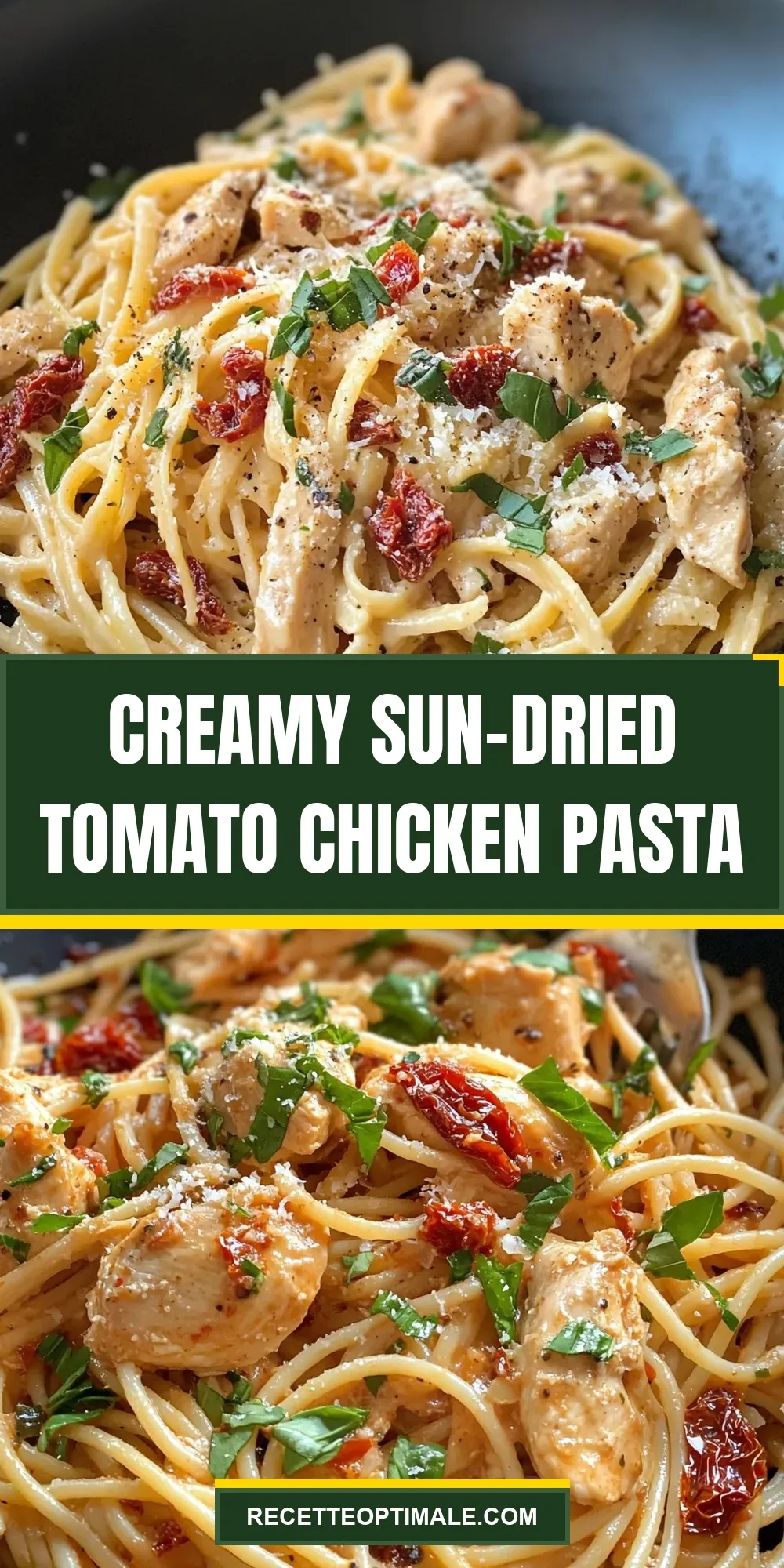 Ultimate Creamy Sun-Dried Tomato Chicken Pasta