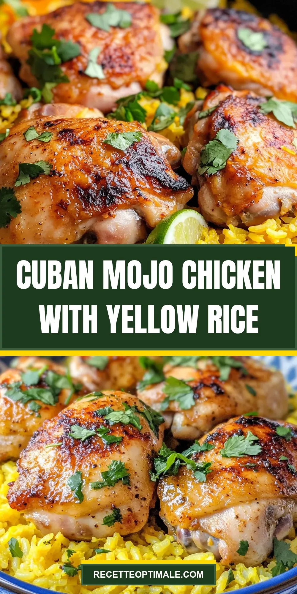 Cuban Mojo Chicken With Yellow Rice (Savory & Delicious)