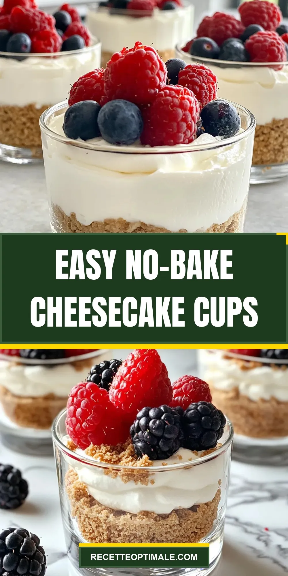 Easy Easy No-Bake Cheesecake Cups Recipe