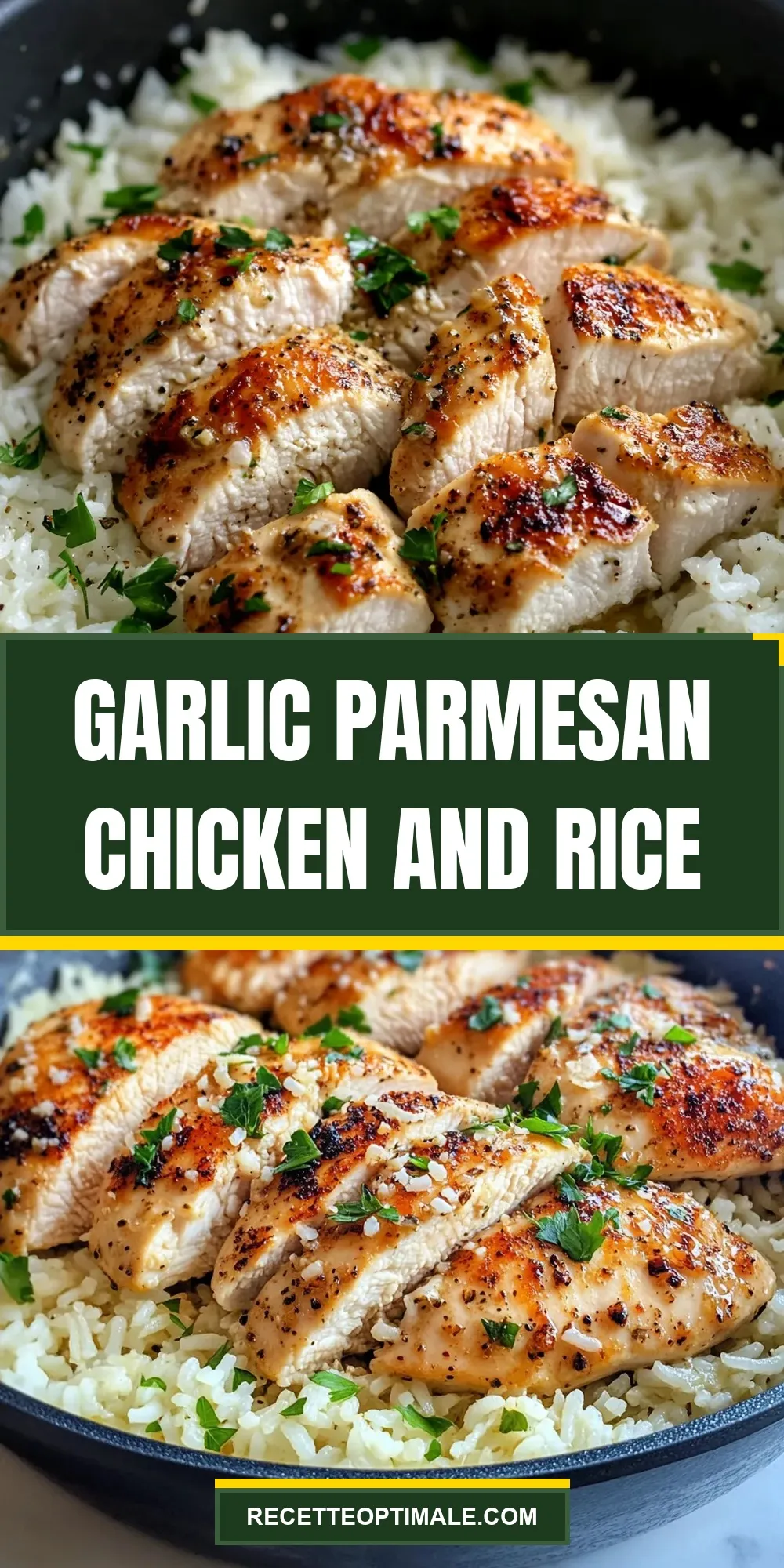 How To Make Easy Garlic Parmesan Chicken And Rice