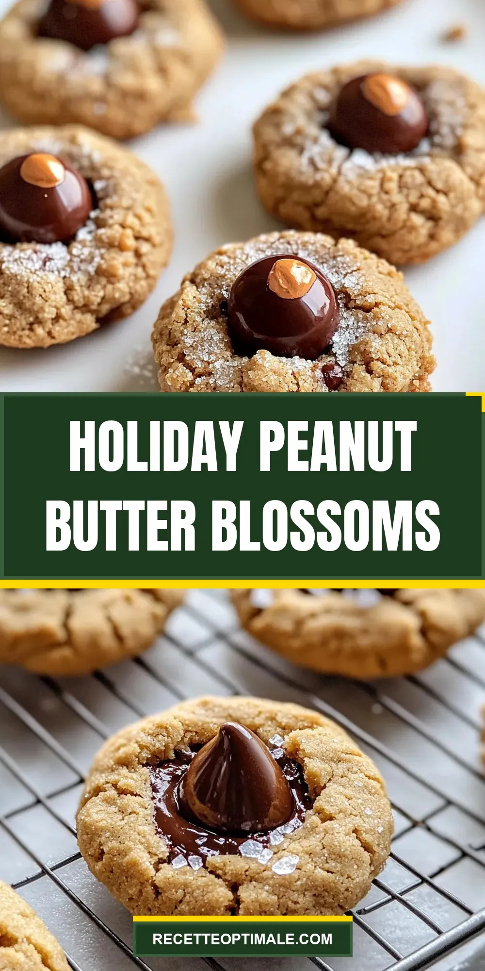 Easy Holiday Peanut Butter Blossoms Recipe