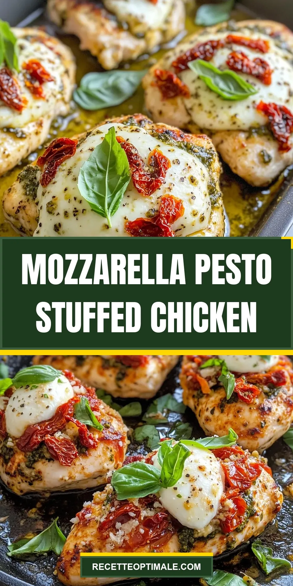 How To Make Easy Mozzarella Pesto Stuffed Chicken