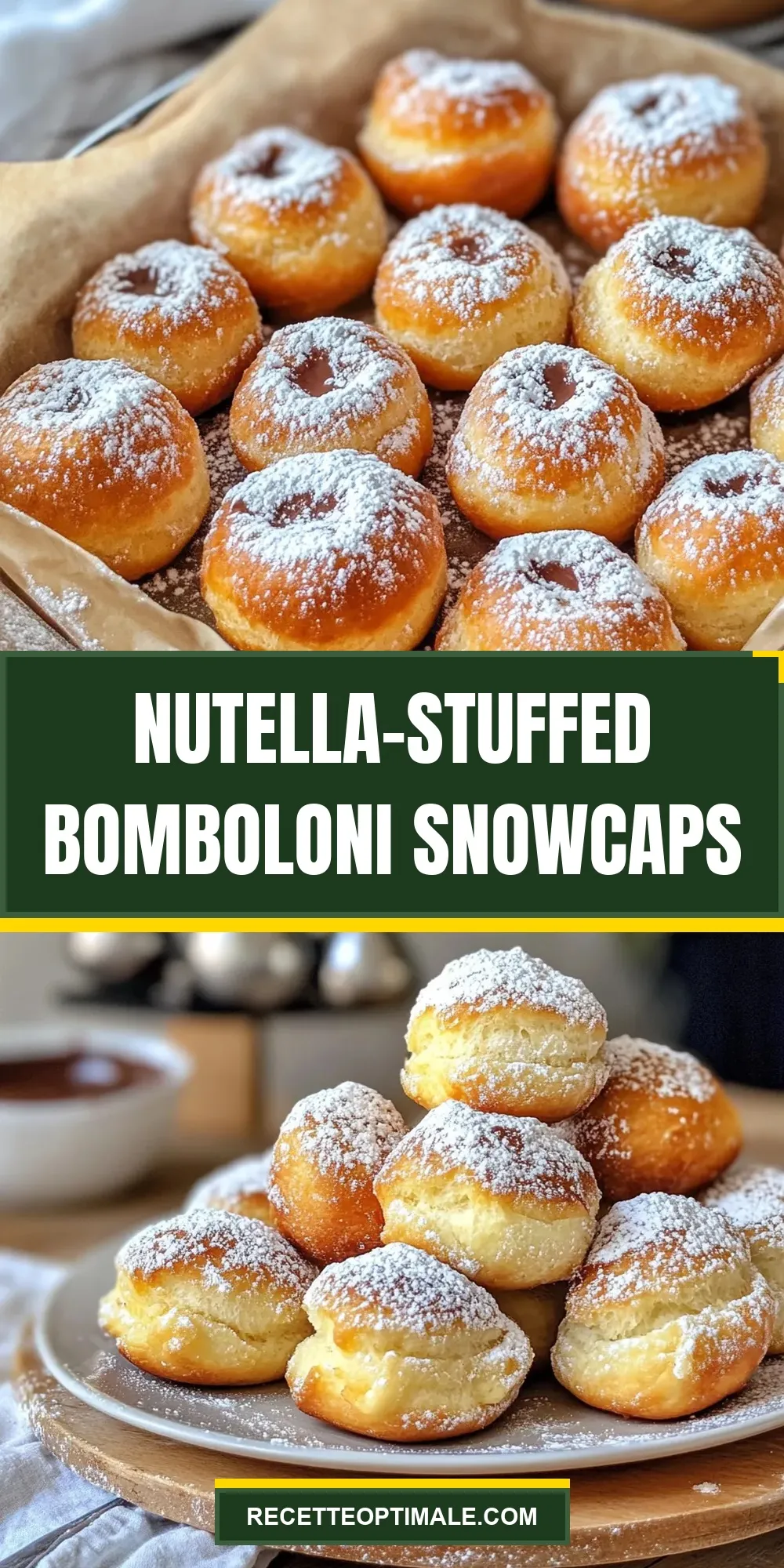 How To Make The Best Nutella-Stuffed Bomboloni Snowcaps