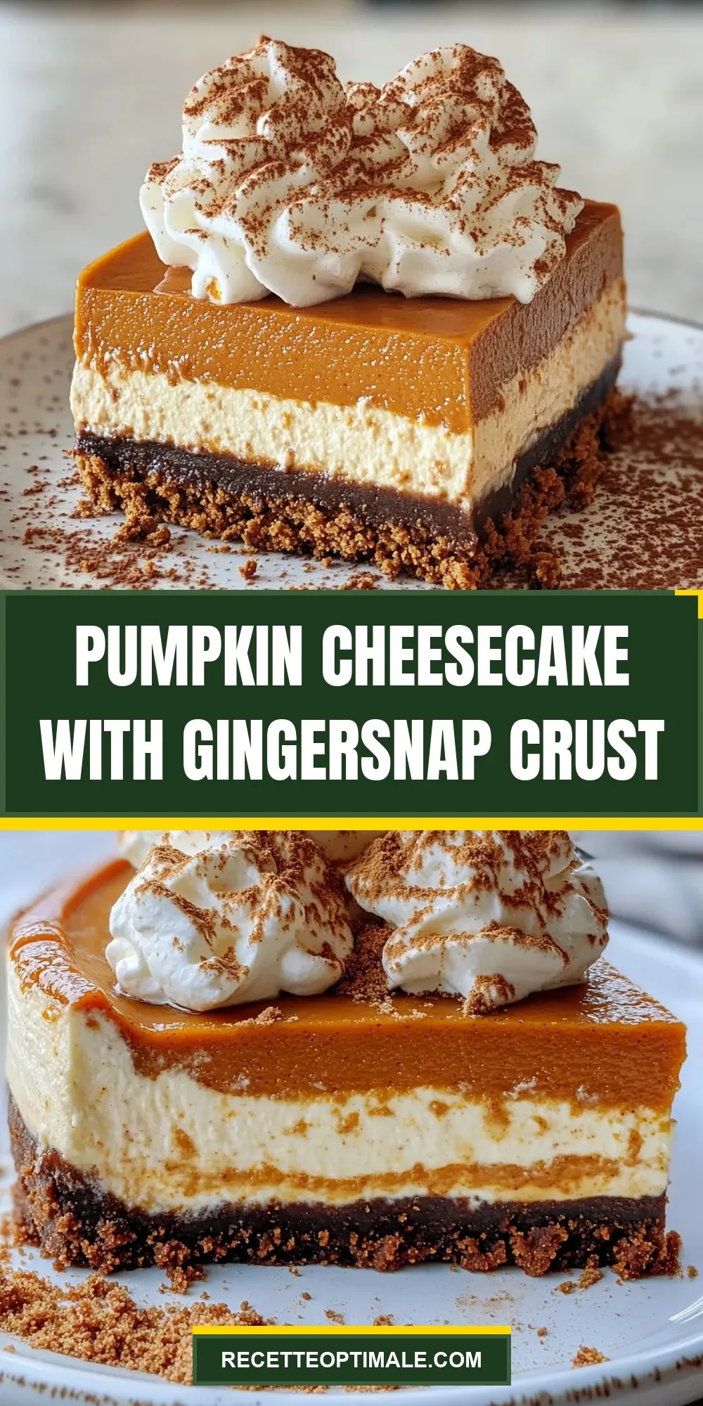 Perfect Pumpkin Cheesecake With Gingersnap Crust