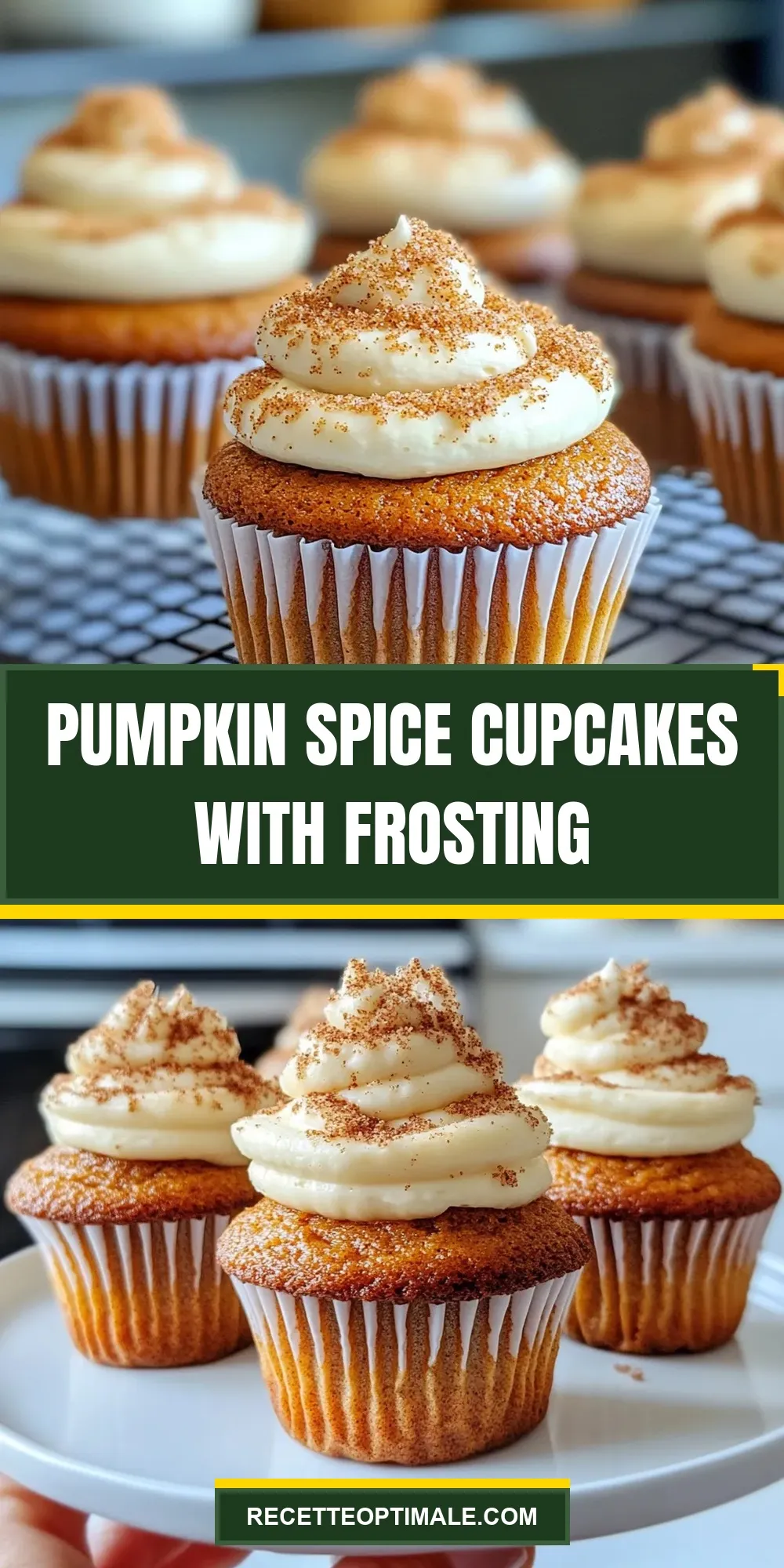 Pumpkin Spice Cupcakes With Frosting (Delicious & Delicious)