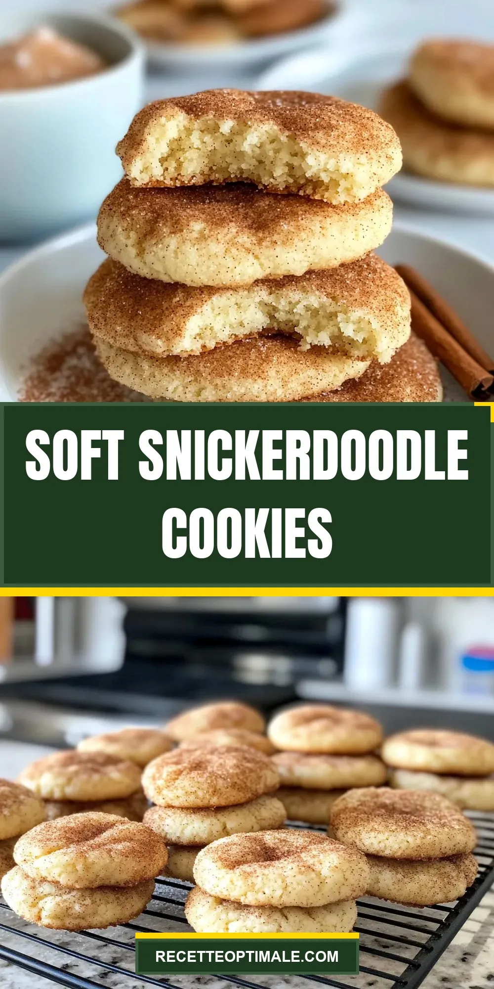 Soft Snickerdoodle Cookies Recipe