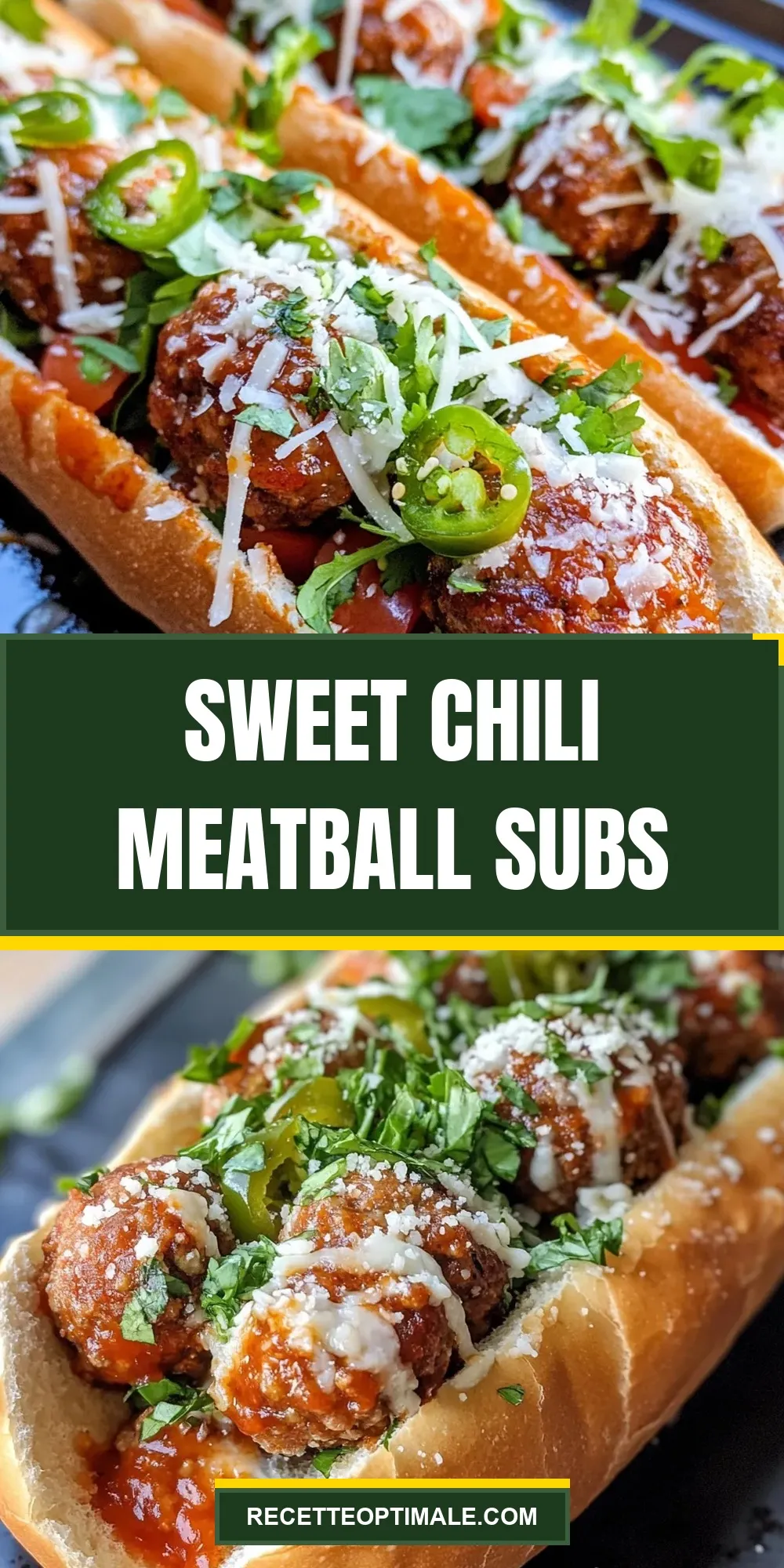 Sweet Chili Meatball Subs Recipe