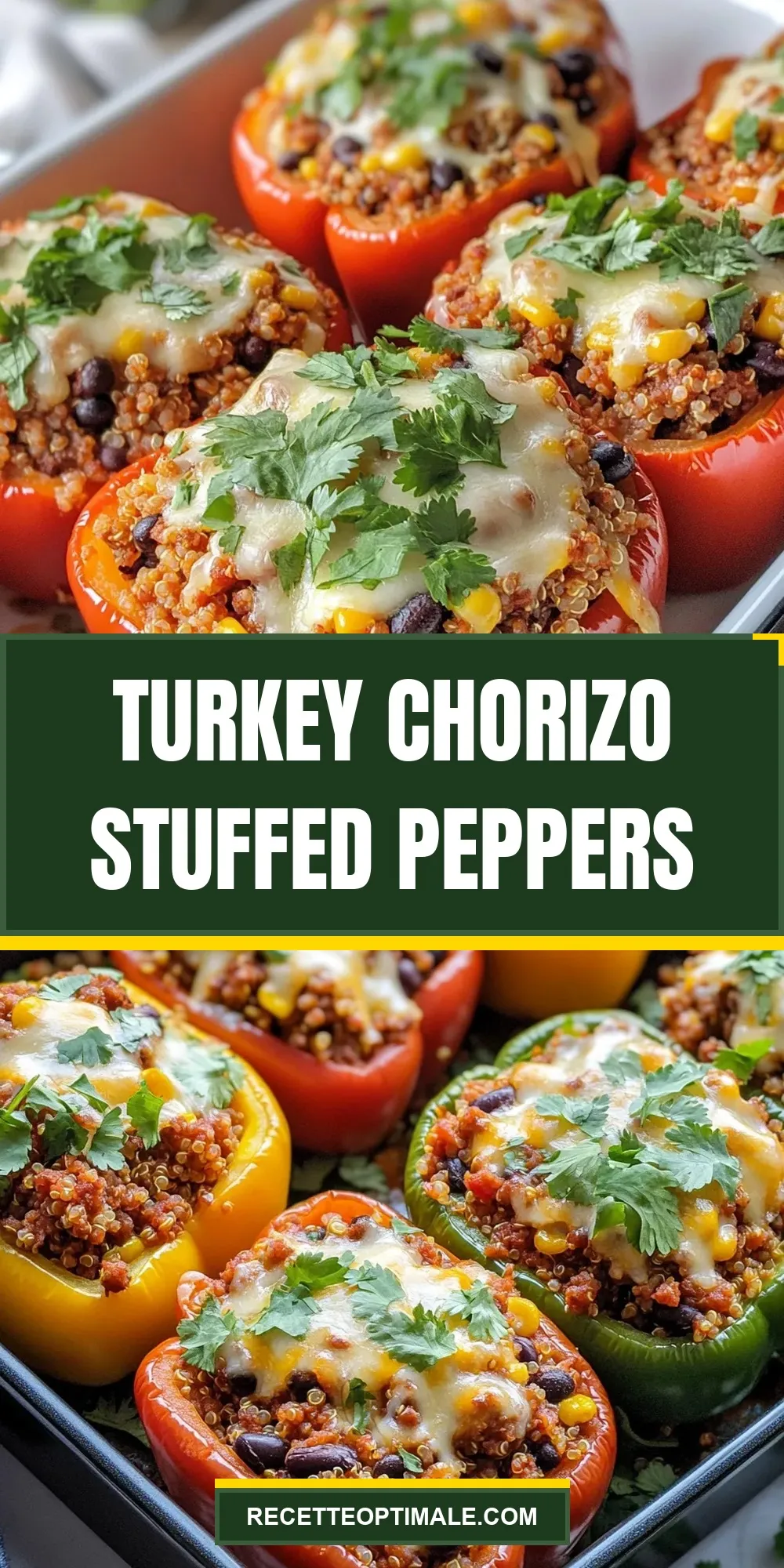 Fresh Turkey Chorizo Stuffed Peppers
