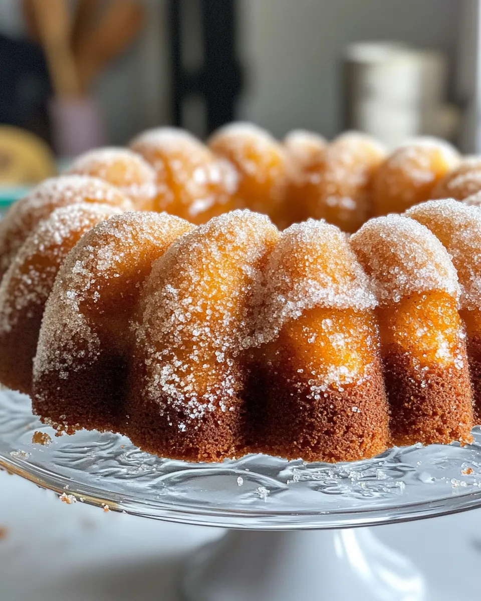 Homemade Apple Cider Donut Cake recipe photo