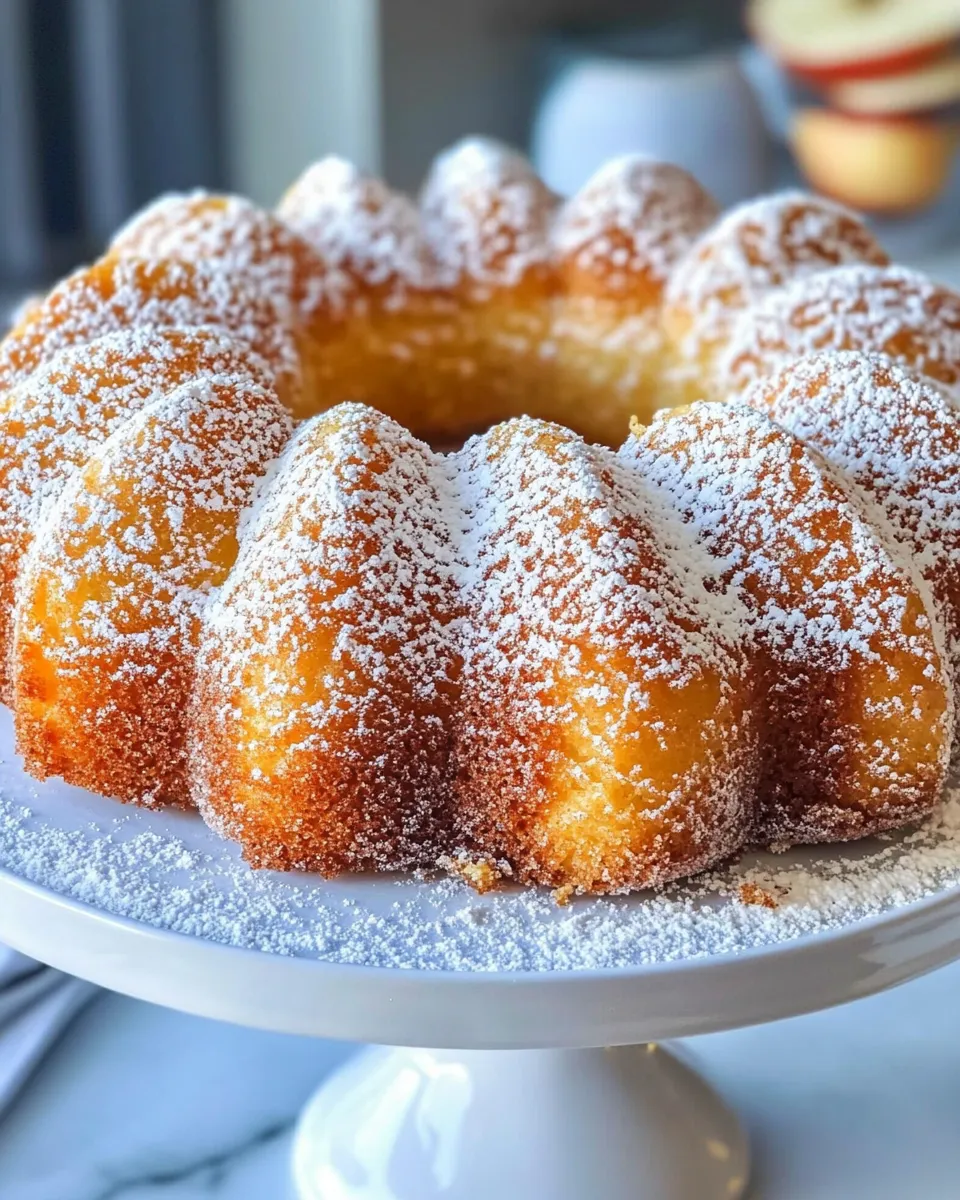 Classic Apple Cider Donut Cake dish photo