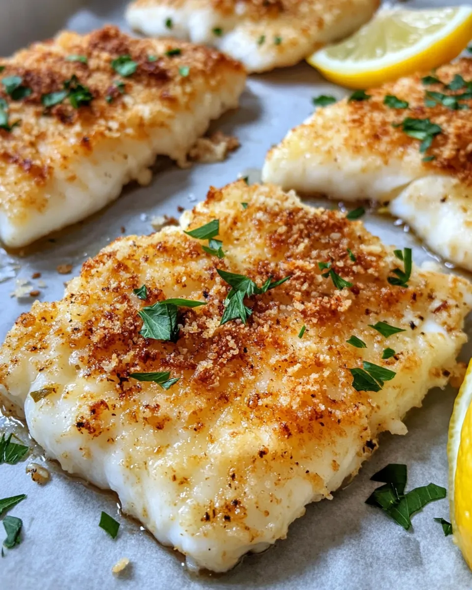 Easy Baked Parmesan Crusted Cod picture