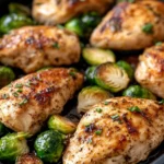 Homemade Balsamic Chicken And Brussels Sprouts photo