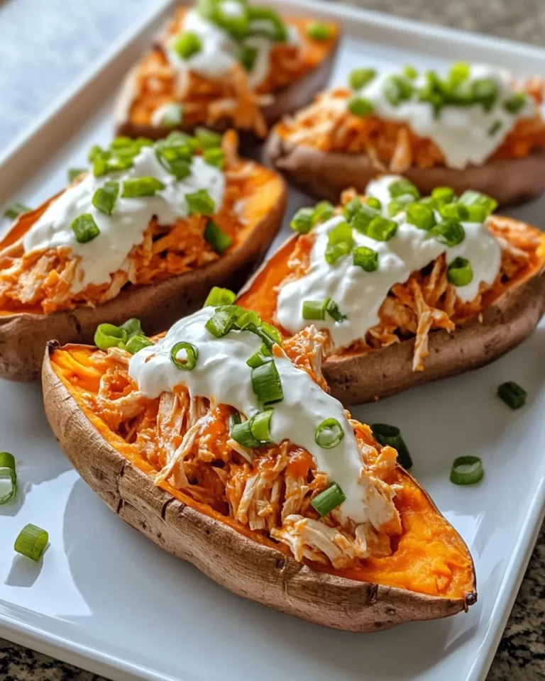 Homemade Buffalo Chicken Stuffed Sweet Potatoes photo