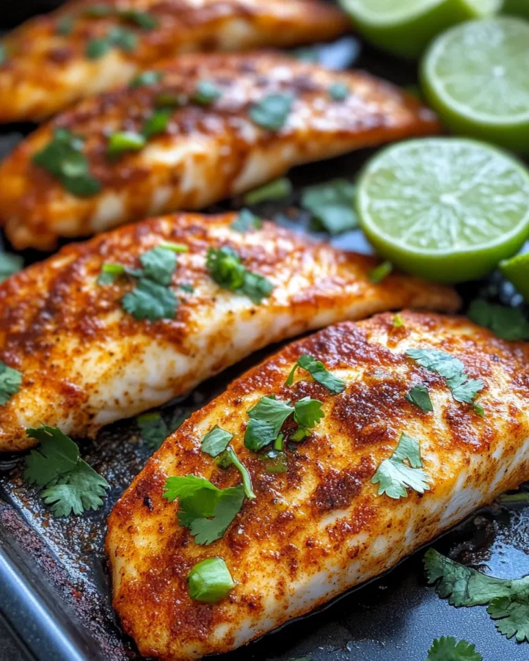 Homemade Chili Lime Baked Tilapia photo