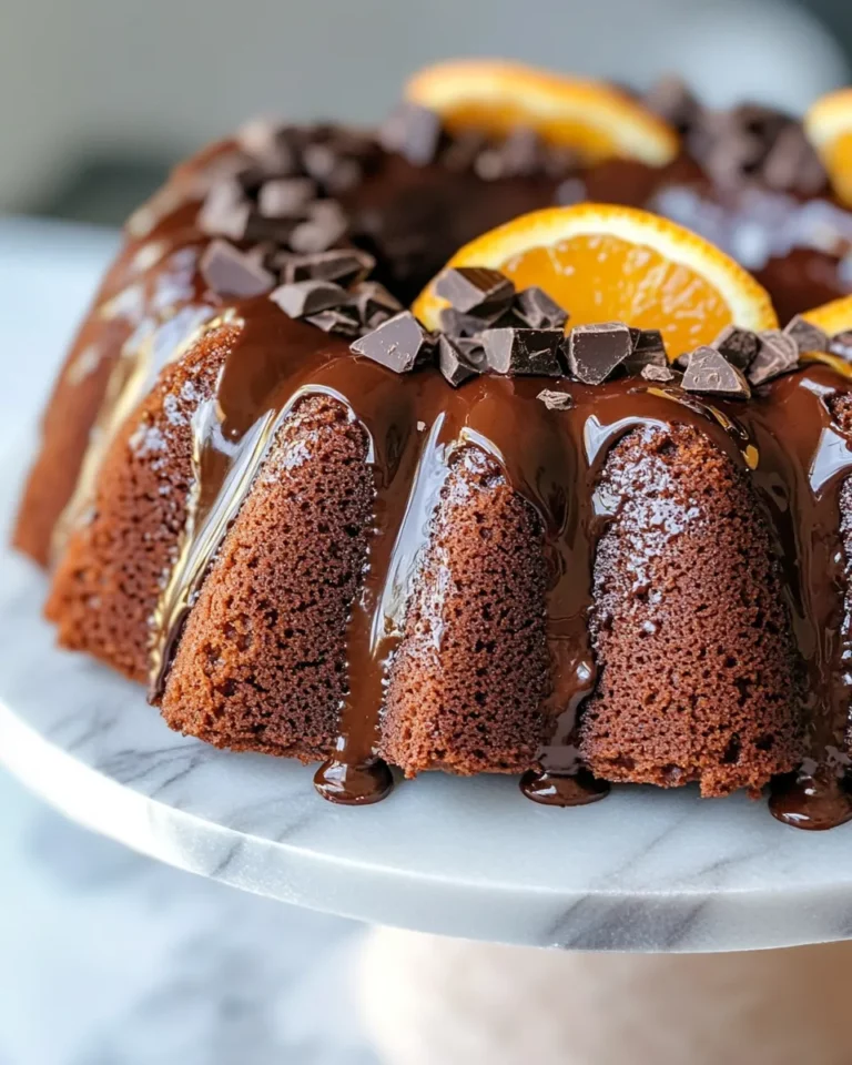 Homemade Chocolate Orange Bundt Cake photo
