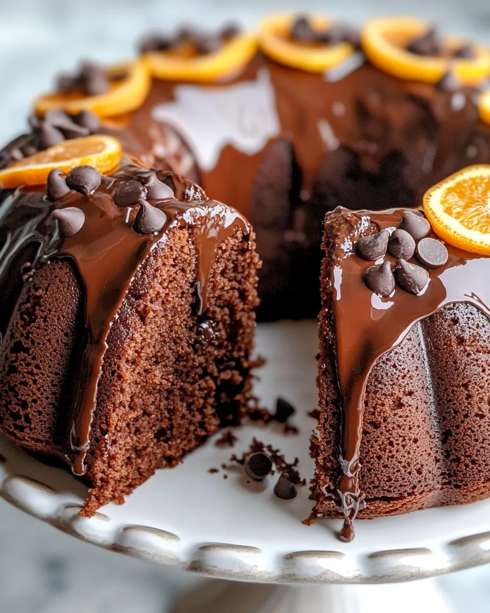 Classic Chocolate Orange Bundt Cake image