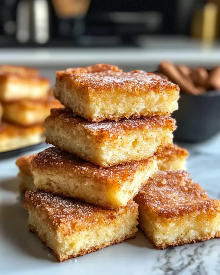 Homemade Cinnamon Sugar Churro Bars photo