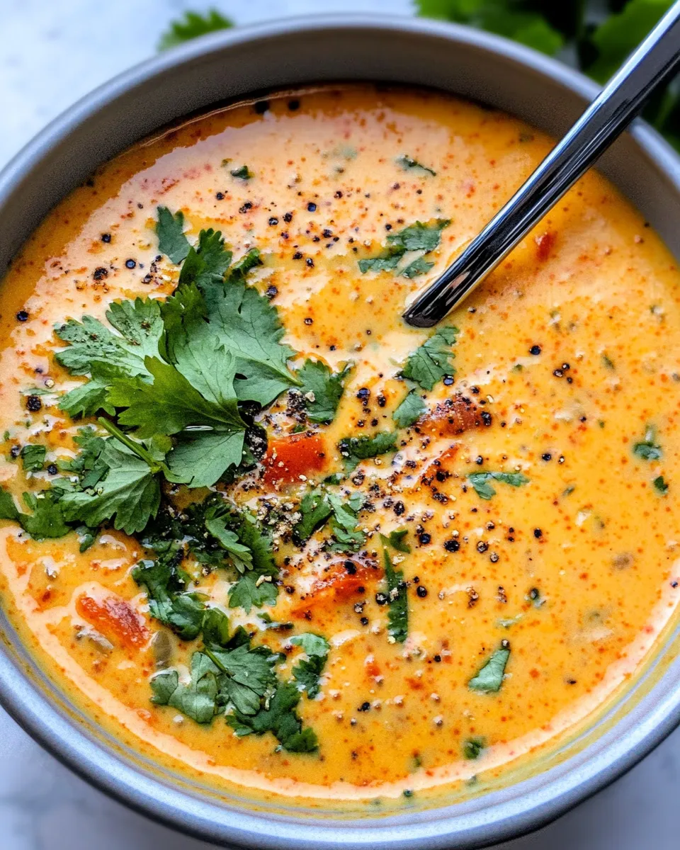 Classic Coconut Curry Lentil Soup dish photo