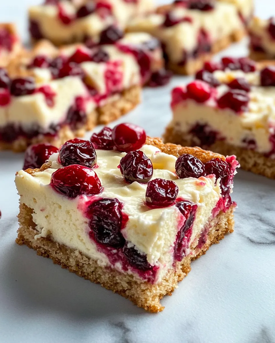 Classic Cranberry Bliss Bars Copycat dish photo