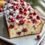 Homemade Cranberry Orange Pound Cake photo