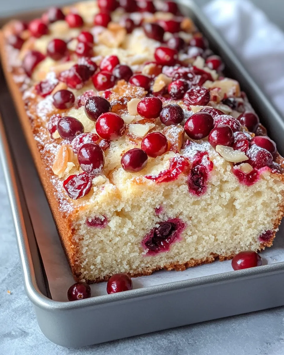 Classic Cranberry Orange Pound Cake image