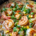 Homemade Creamy Cajun Shrimp Corn Chowder photo