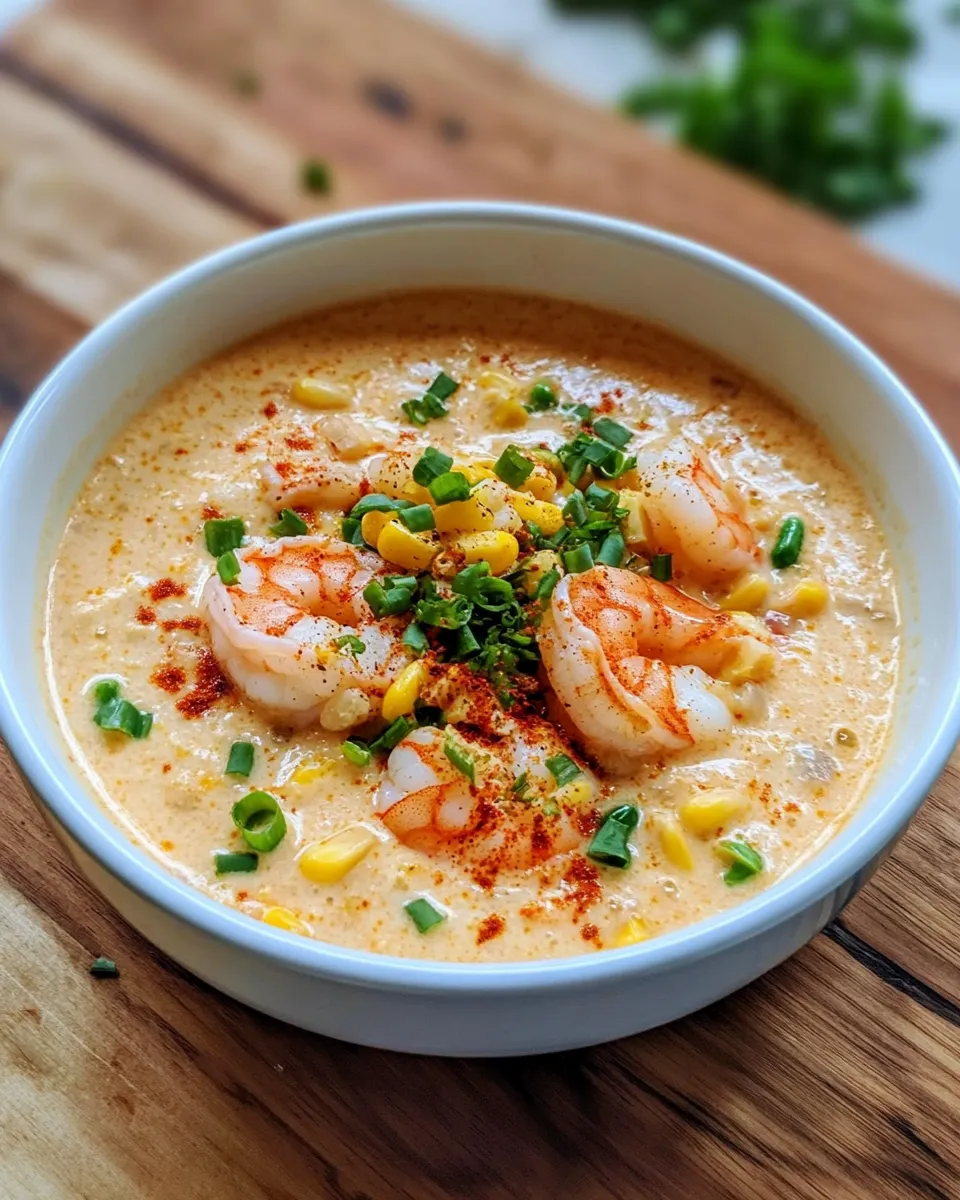Delicious Creamy Cajun Shrimp Corn Chowder dish photo
