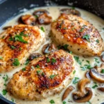 Homemade Creamy Mushroom Chicken With Potatoes recipe photo
