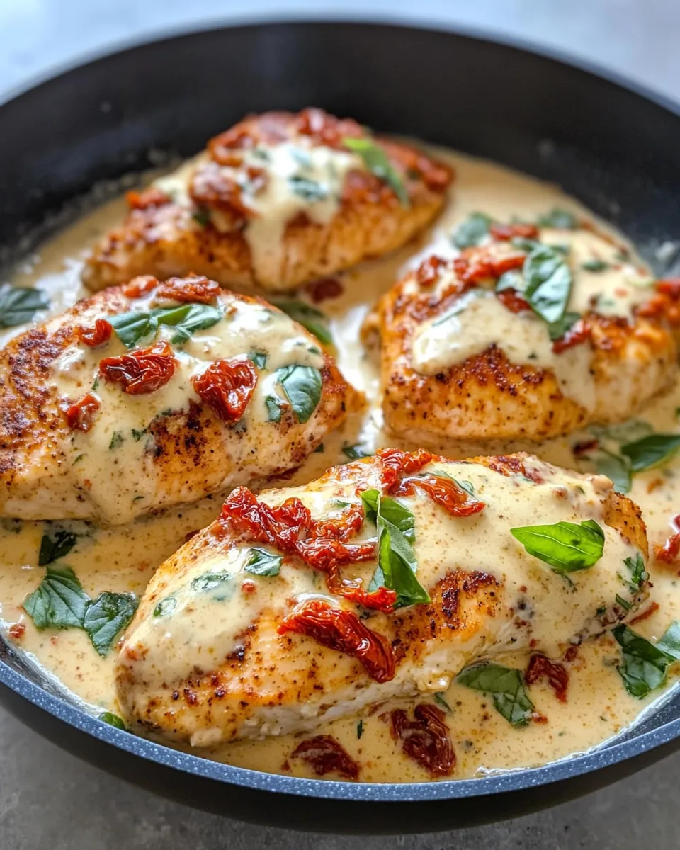 Homemade Creamy Sun-Dried Tomato Chicken recipe photo