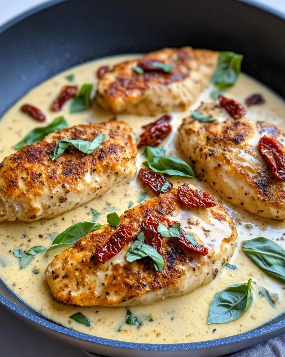 Classic Creamy Sun-Dried Tomato Chicken dish photo