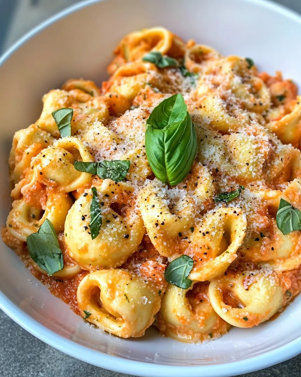 Classic Creamy Tomato Basil Tortellini image