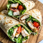 Homemade Crispy Chicken Caesar Wraps recipe photo
