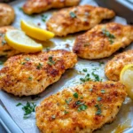 Homemade Crispy Lemon Chicken Cutlets photo