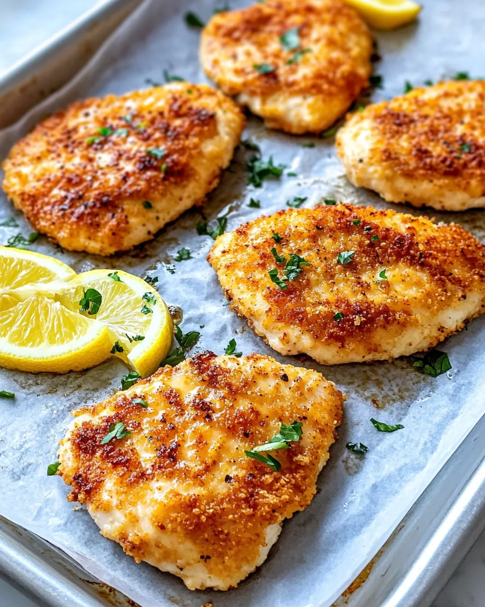 Easy Crispy Lemon Chicken Cutlets recipe image