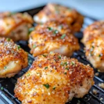 Homemade Crispy Parmesan Crusted Chicken Thighs recipe photo