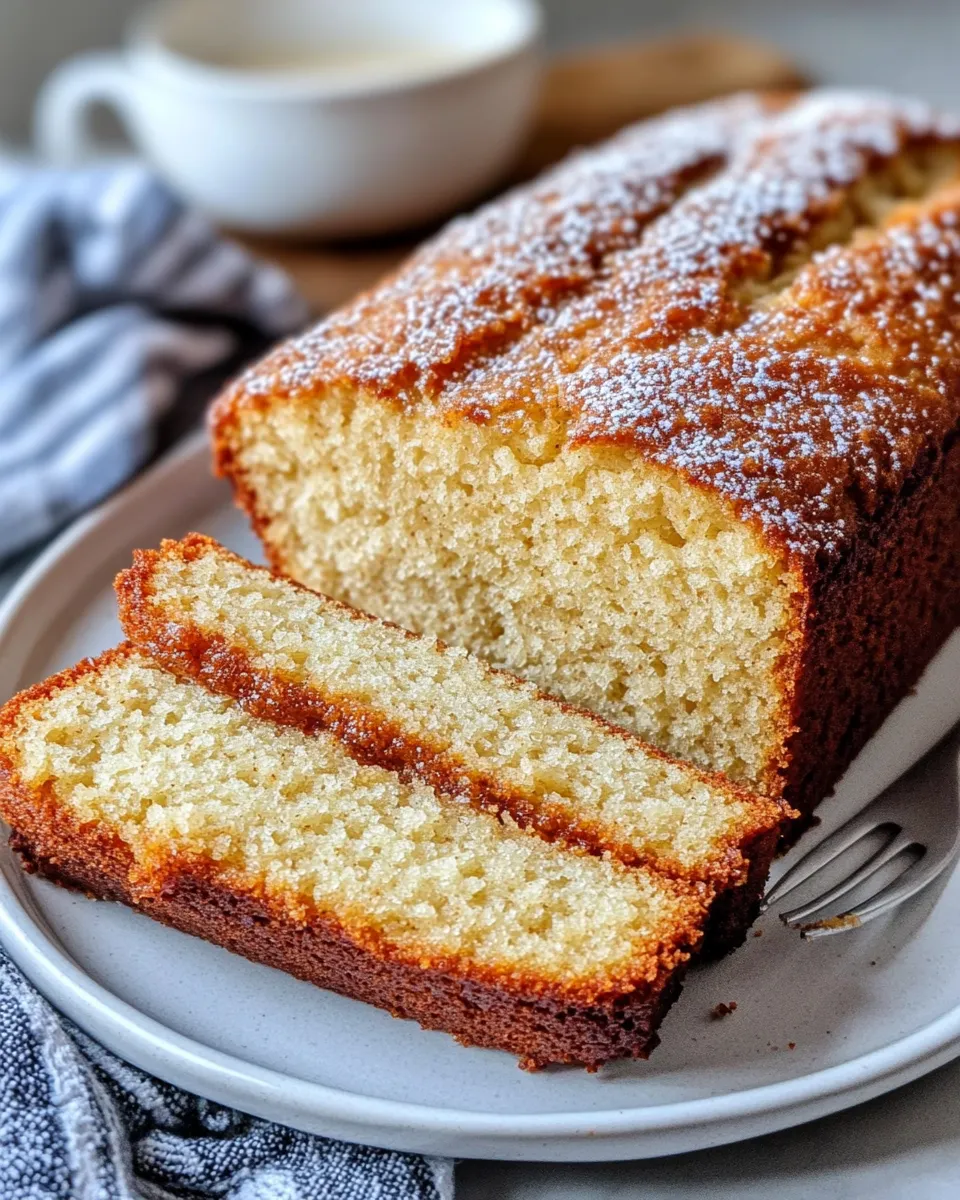 Easy Eggnog Pound Cake dish photo