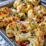 Easy Garlic Parmesan Roasted Cauliflower Steaks photo