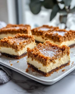 Homemade Gingerbread Cheesecake Bars photo