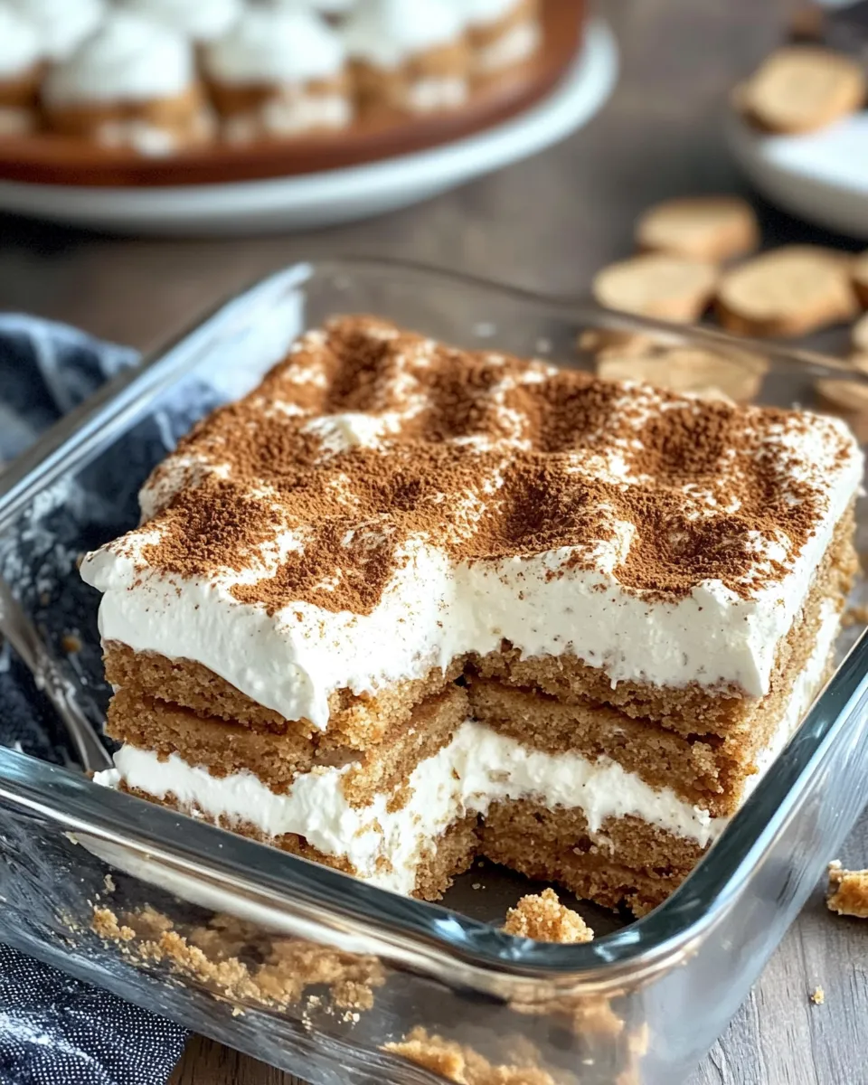 Homemade Gingerbread Icebox Cake photo